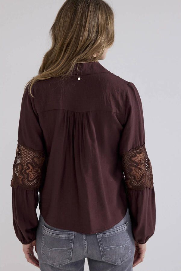 Tramontana gebloemde blouse bruin - Foto 2