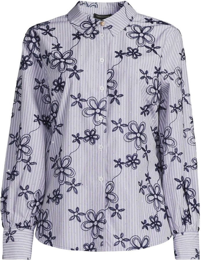 Tramontana gestreepte blouse blauw - Foto 2