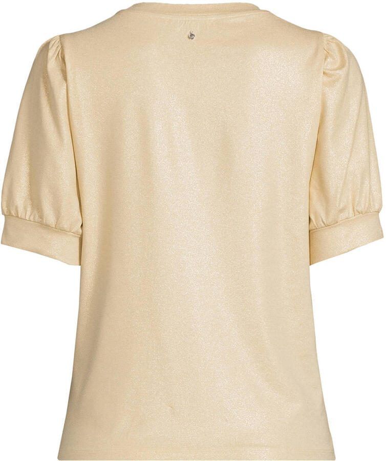 Tramontana glitter top beige