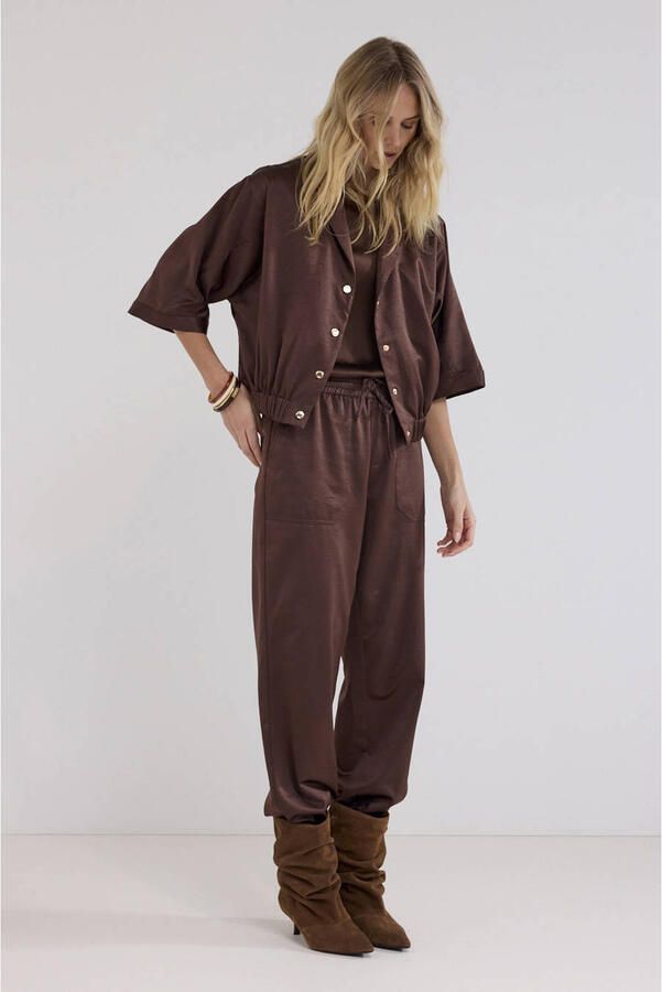 Tramontana high waist ballonbroek bruin - Foto 2