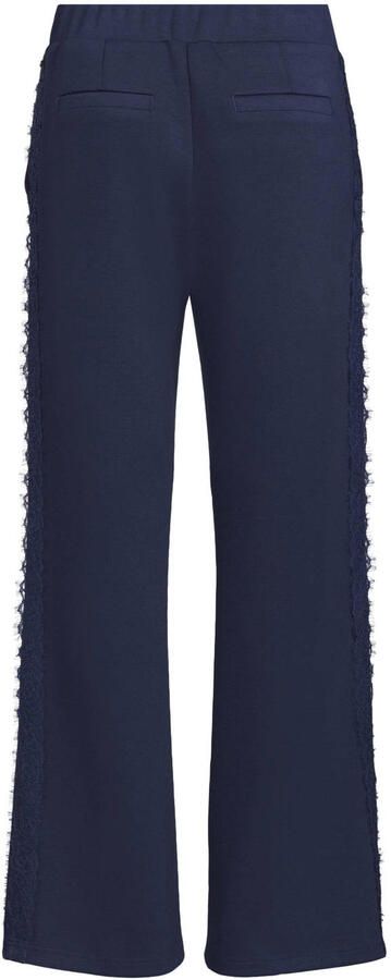 Tramontana high waist loose fit broek donkerblauw - Foto 2