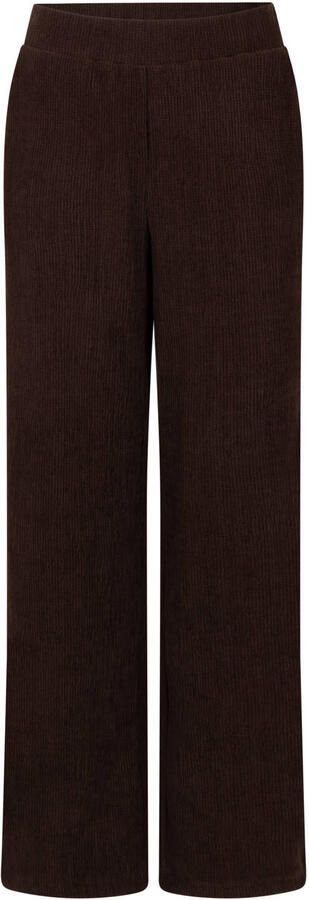 Tramontana loose fit broek donkerbruin