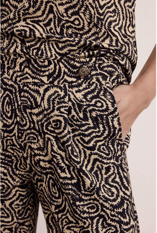 Tramontana straight high waist broek zwart - Foto 2
