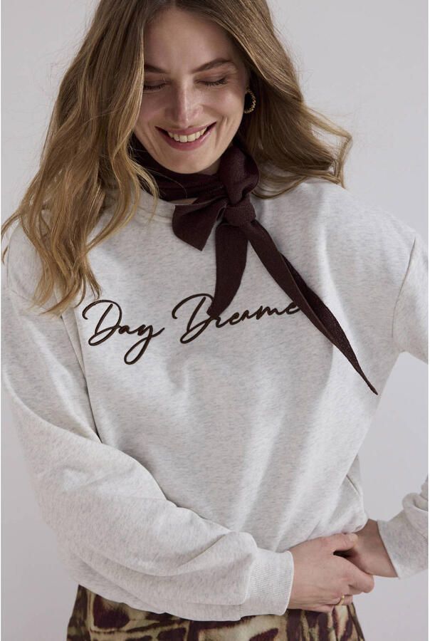 Tramontana sweater met tekst grijs - Foto 2