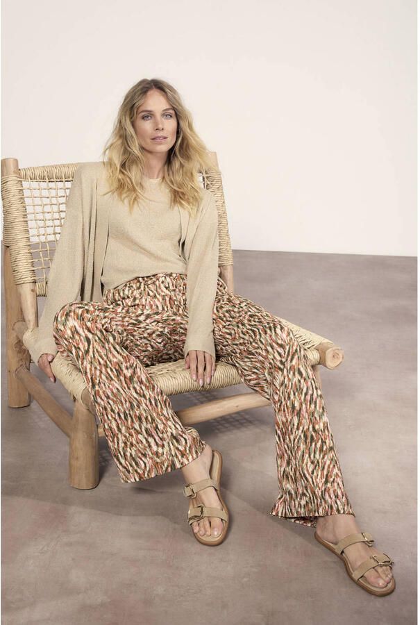 Tramontana wide leg regular waist broek multi - Foto 2