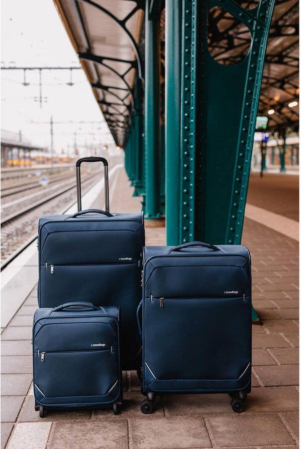 Travelbags trolley The Base Soft 79 cm. donkerblauw - Foto 2