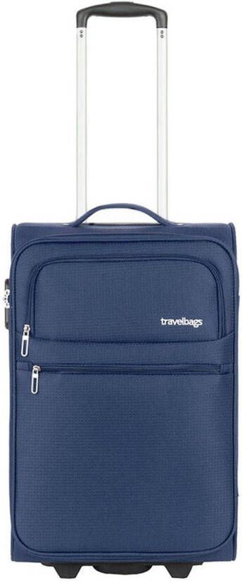 Travelbags trolley Lissabon 55 cm. donkerblauw