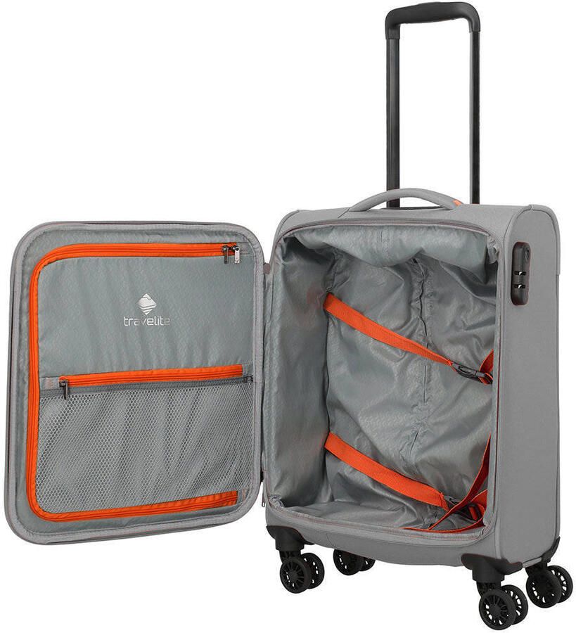 Travelite koffer 55 cm grijs - Foto 2