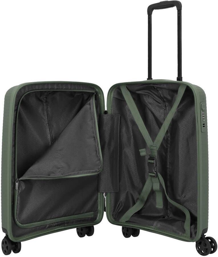 Travelite koffer 55 cm groen - Foto 2