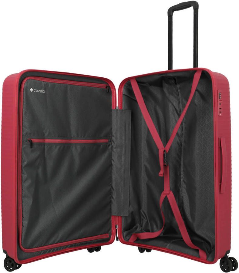 Travelite koffer 77 cm rood - Foto 2
