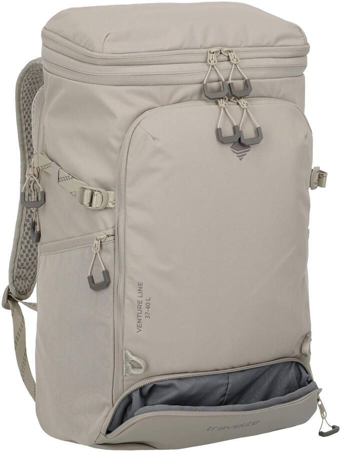 Travelite 17 inch laptop rugzak Venture Line zand - Foto 3