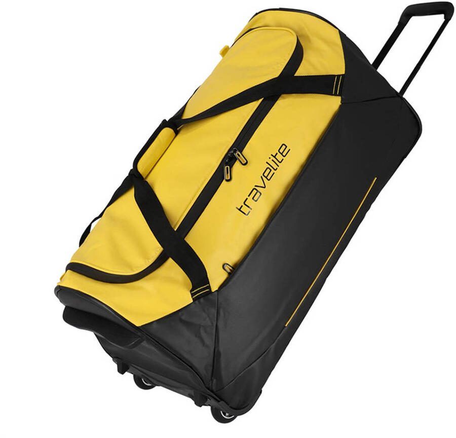 Travelite reistas Basics Trolley geel zwart