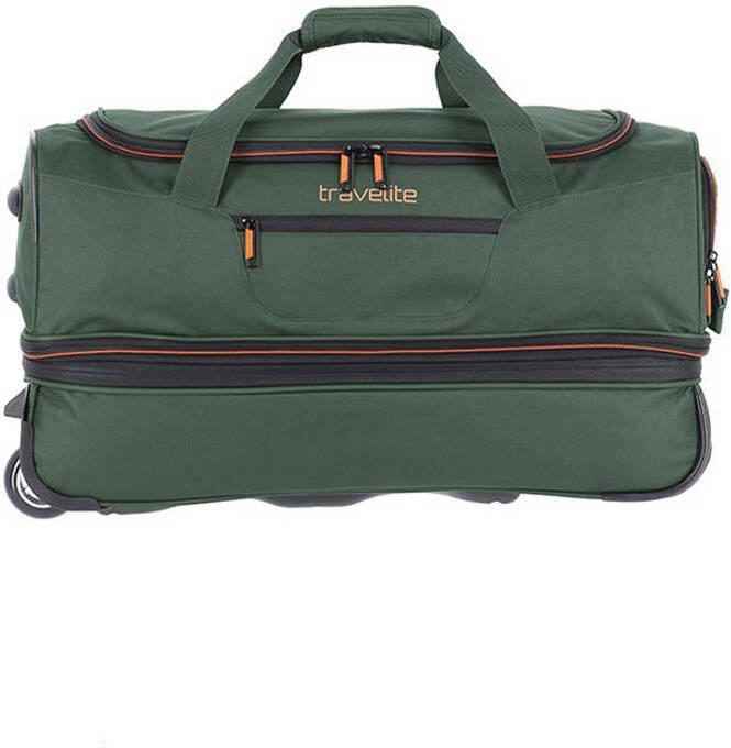 Travelite reistas Basics Wheeled Duffle 55 cm. Expandable groen - Foto 2