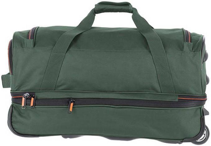 Travelite reistas Basics Wheeled Duffle 55 cm. Expandable groen - Foto 3