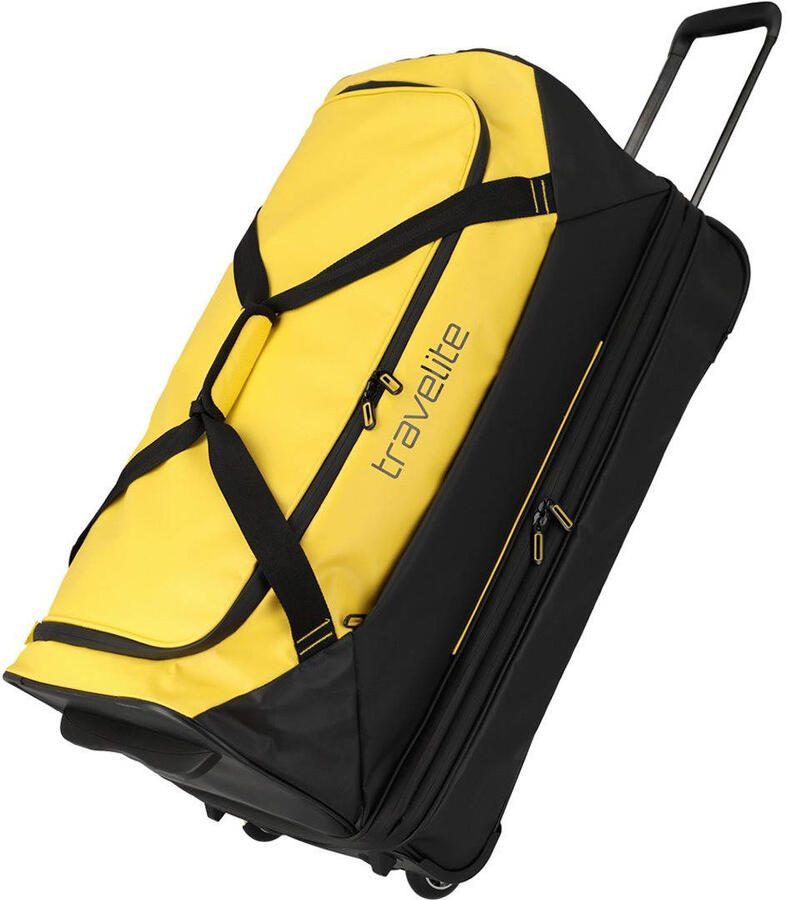 Travelite reistas Basics Wheeled Duffle 70 cm. geel zwart