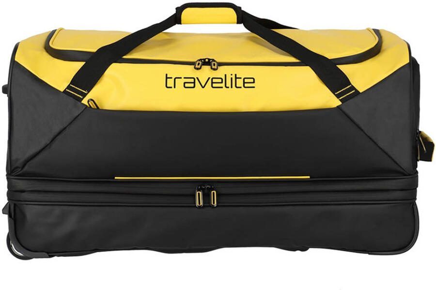 Travelite reistas Basics Wheeled Duffle 70 cm. geel zwart - Foto 3