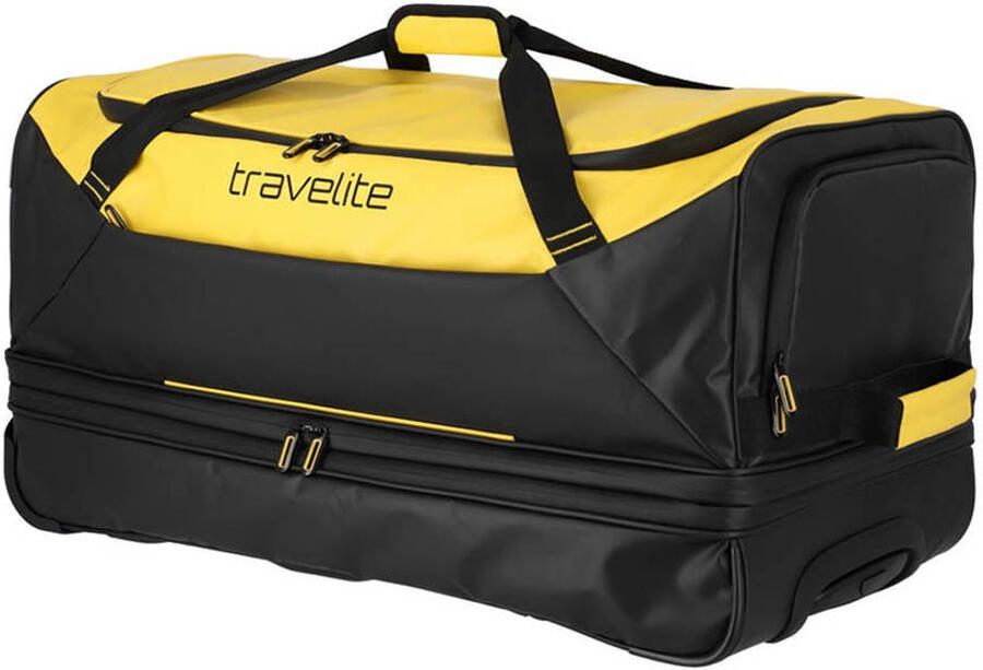 Travelite reistas Basics Wheeled Duffle 70 cm. geel zwart - Foto 2
