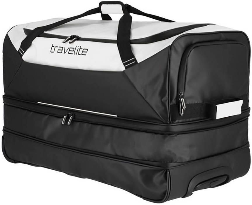 Travelite reistas Basics Wheeled Duffle 70 cm. wit zwart - Foto 2