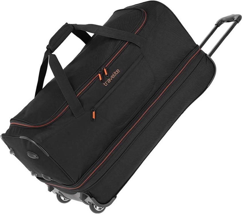 Travelite reistas Basics Wheeled Duffle 70 cm. zwart blauw