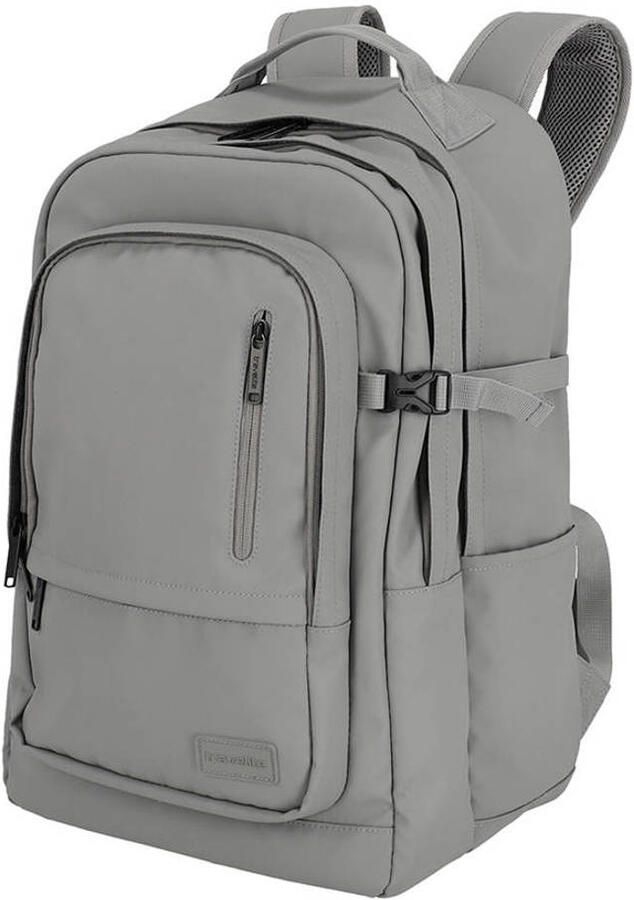 Travelite Vrijetijdsrugzak BASICS rugzak zeildoek Schoolrugzak werkrugzak reiserugzak met 15 6 inch laptopvak