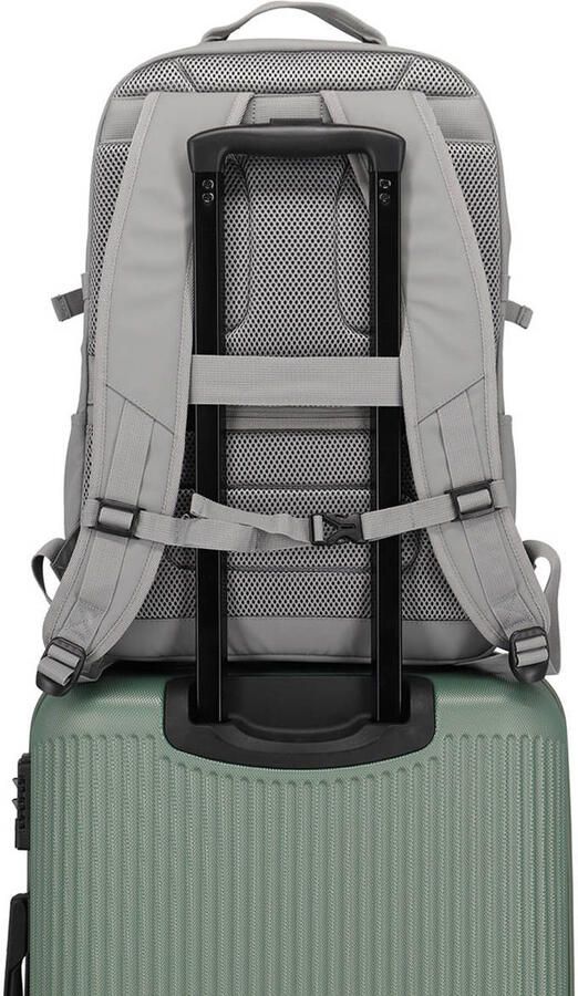 Travelite Vrijetijdsrugzak BASICS rugzak zeildoek Schoolrugzak werkrugzak reiserugzak met 15 6 inch laptopvak - Foto 2