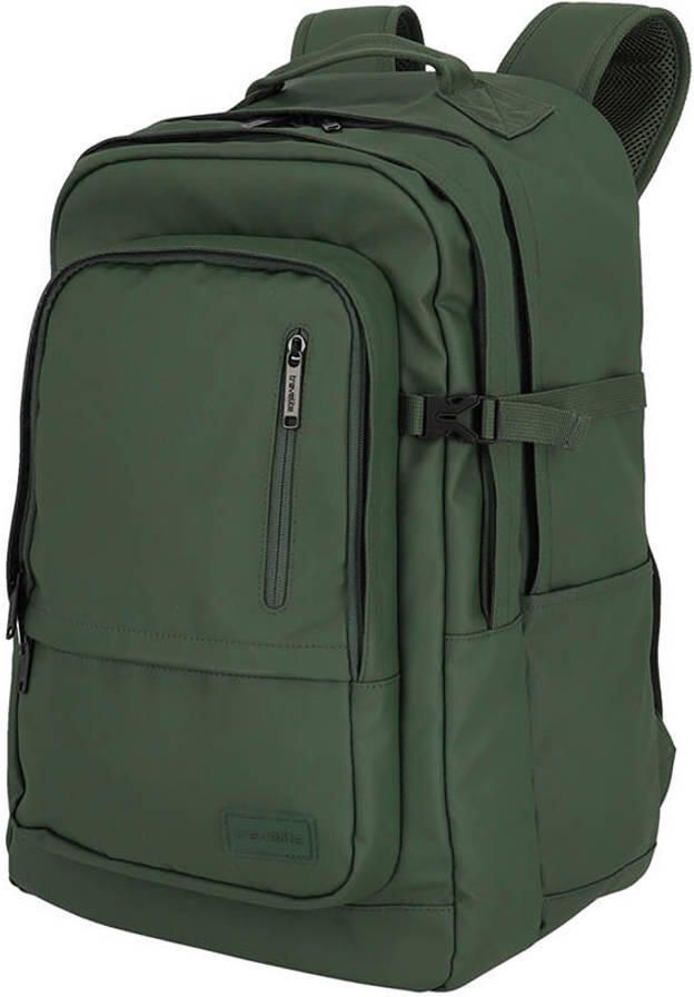 Travelite Vrijetijdsrugzak BASICS rugzak zeildoek Schoolrugzak werkrugzak reiserugzak met 15 6 inch laptopvak - Foto 2
