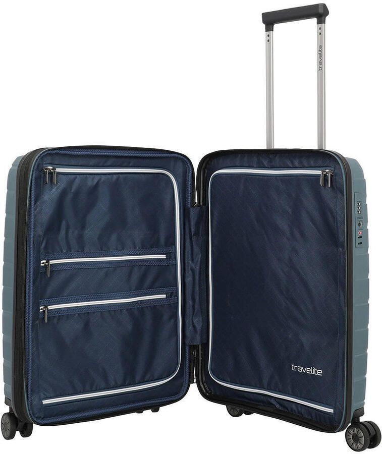 Travelite trolley Air Base 55 cm. Expandable blauw - Foto 2