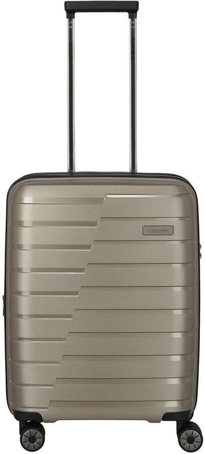 Travelite trolley Air Base 55 cm. Expandable lichtbruin