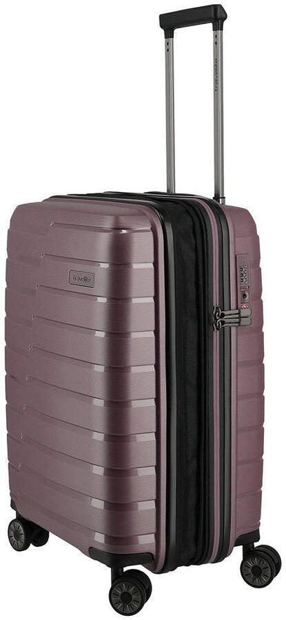 Travelite trolley Air Base 55 cm. Expandable paars