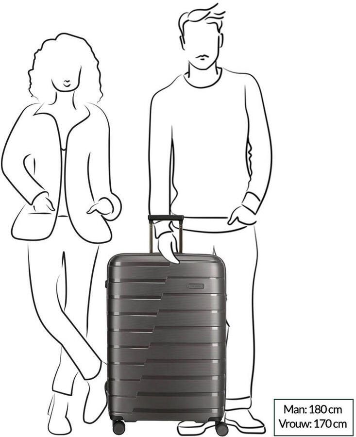 Travelite trolley Air Base 77 cm. blauw - Foto 2