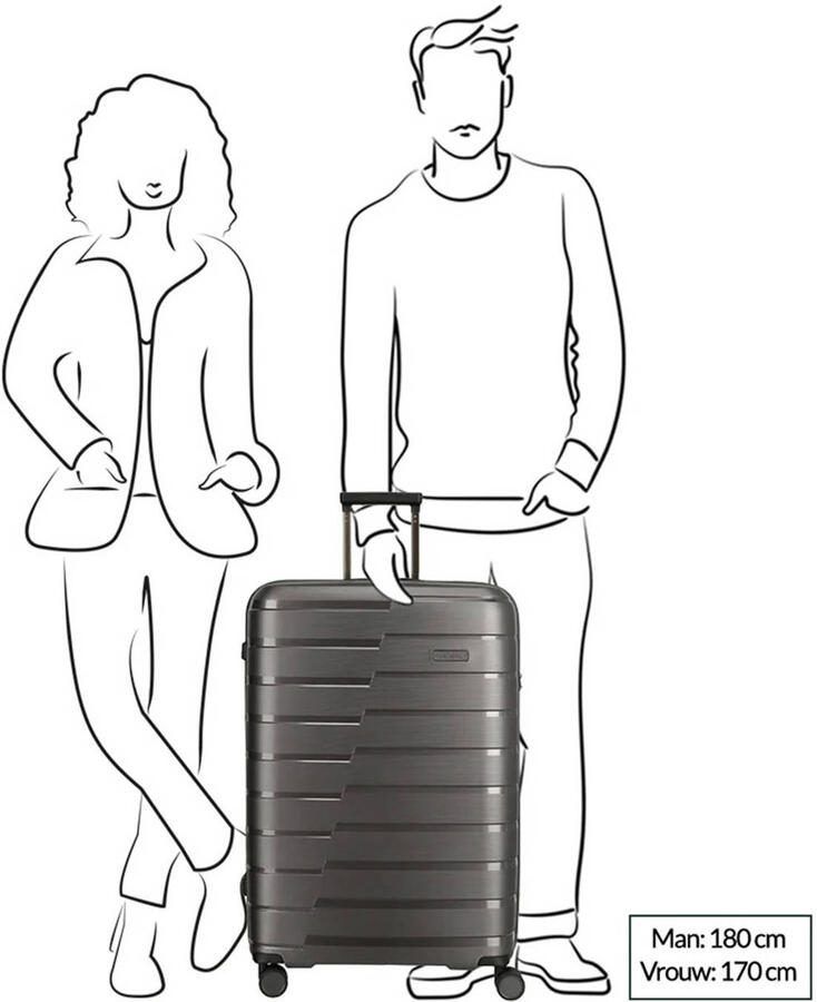 Travelite trolley Air Base 77 cm. roze - Foto 2