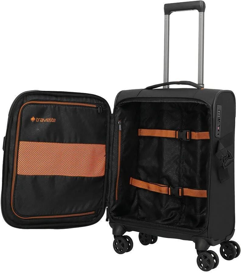 Travelite trolley Briize 55 cm. zwart - Foto 2