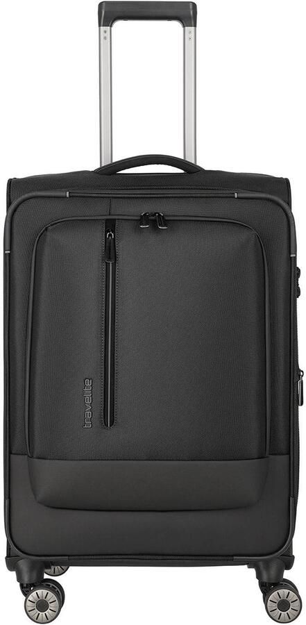 Travelite trolley Crosslite 5.0 66 cm. zwart