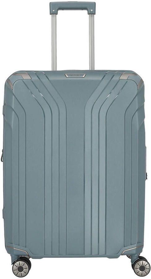 Travelite trolley Elvaa 66 cm. Expandable blauwgrijs