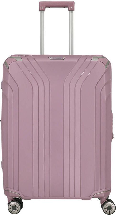 Travelite trolley Elvaa 66 cm. Expandable roze - Foto 3