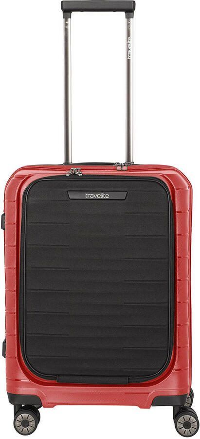 Travelite trolley Mooby 55 cm. rood
