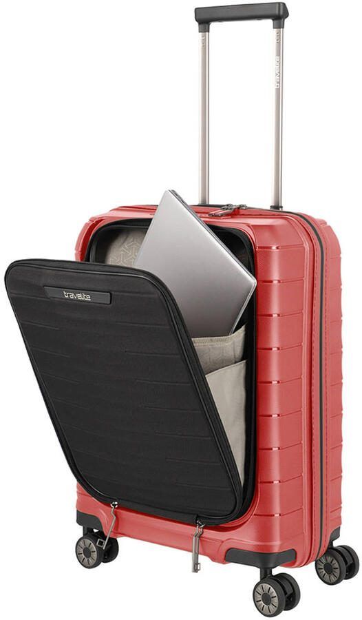 Travelite trolley Mooby 55 cm. rood - Foto 2