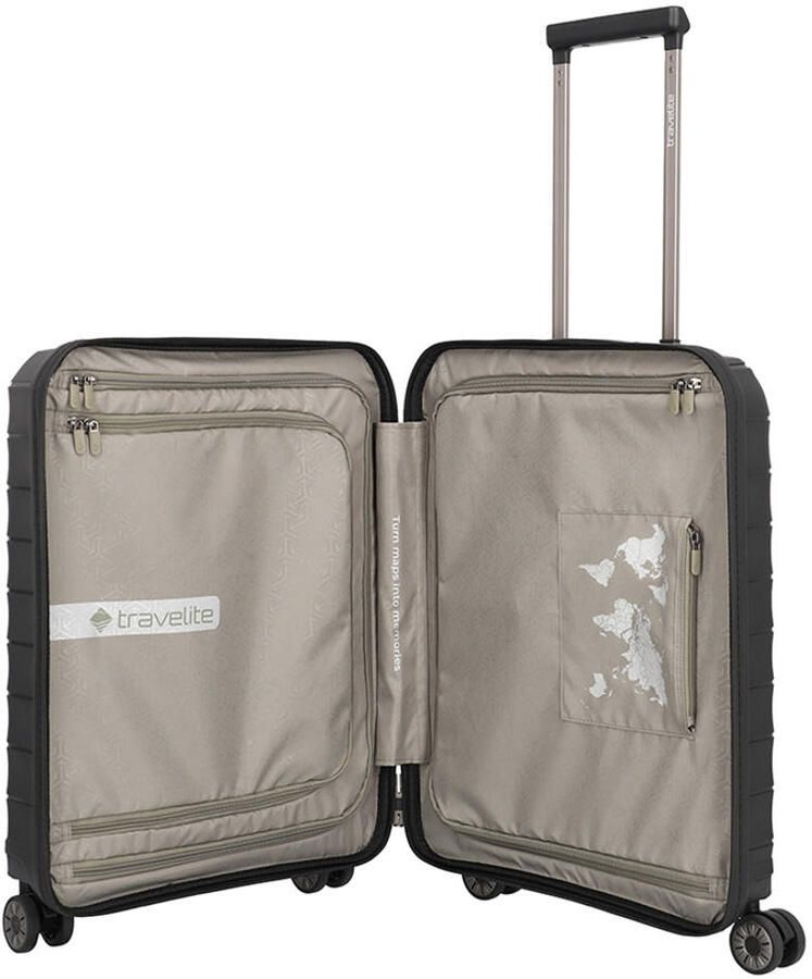 Travelite trolley Mooby 55 cm. zwart - Foto 2
