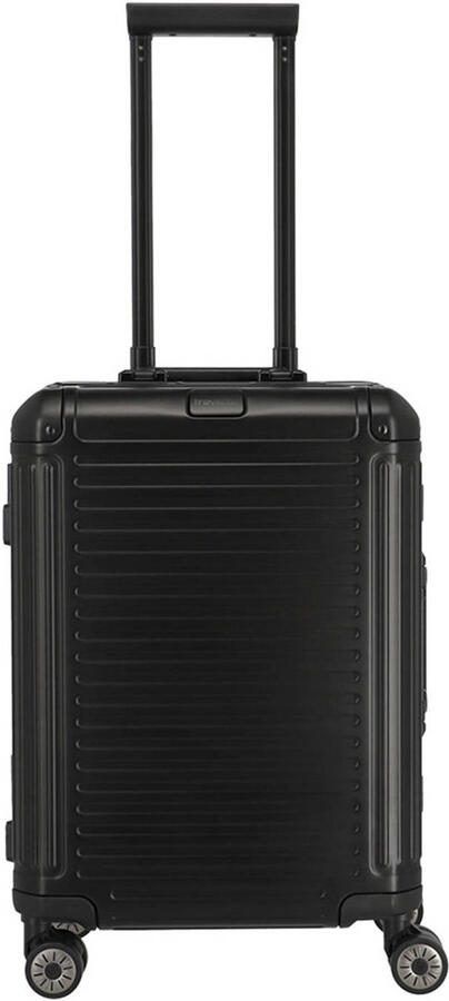 Travelite trolley Next 2.0 Aluminium 55 cm. zwart