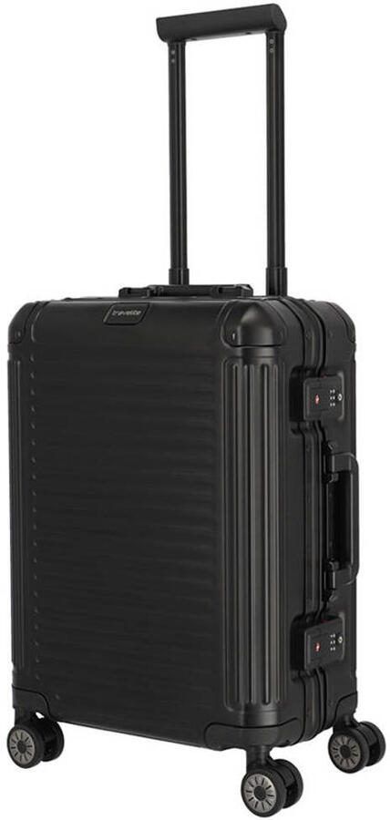 Travelite trolley Next 2.0 Aluminium 55 cm. zwart - Foto 3
