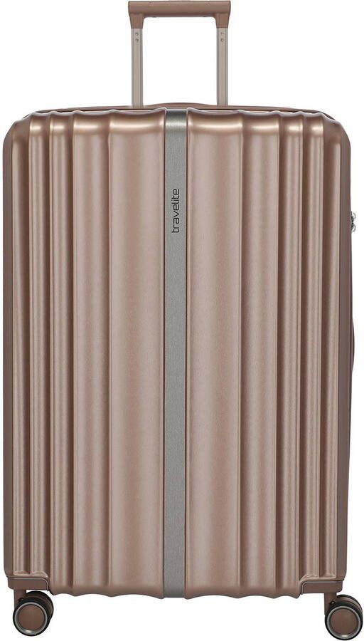 Travelite trolley Paros 55 cm. bruin