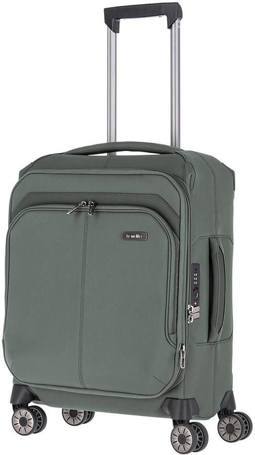 Travelite trolley Priima 55 cm. Expandable groen