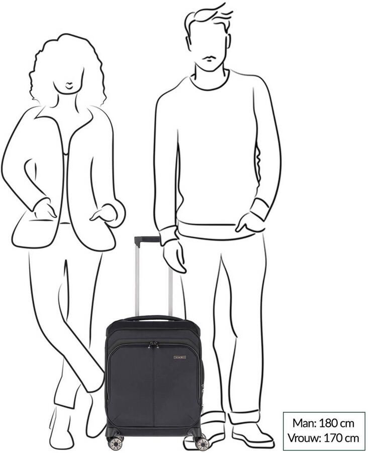 Travelite trolley Priima 55 cm. Expandable groen - Foto 2