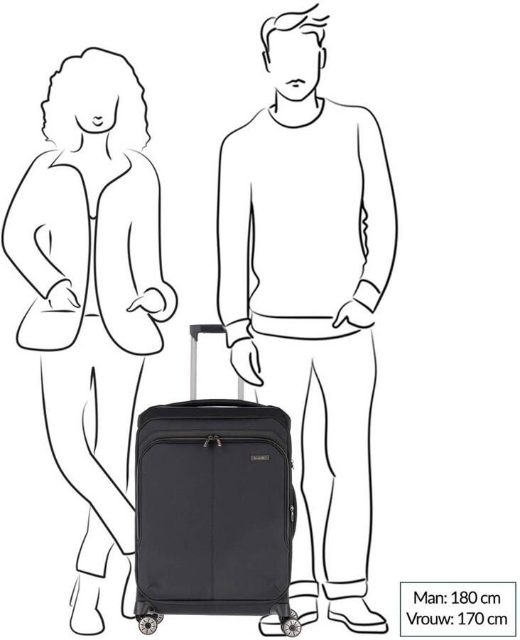 Travelite trolley Priima 68 cm. Expandable groen - Foto 2