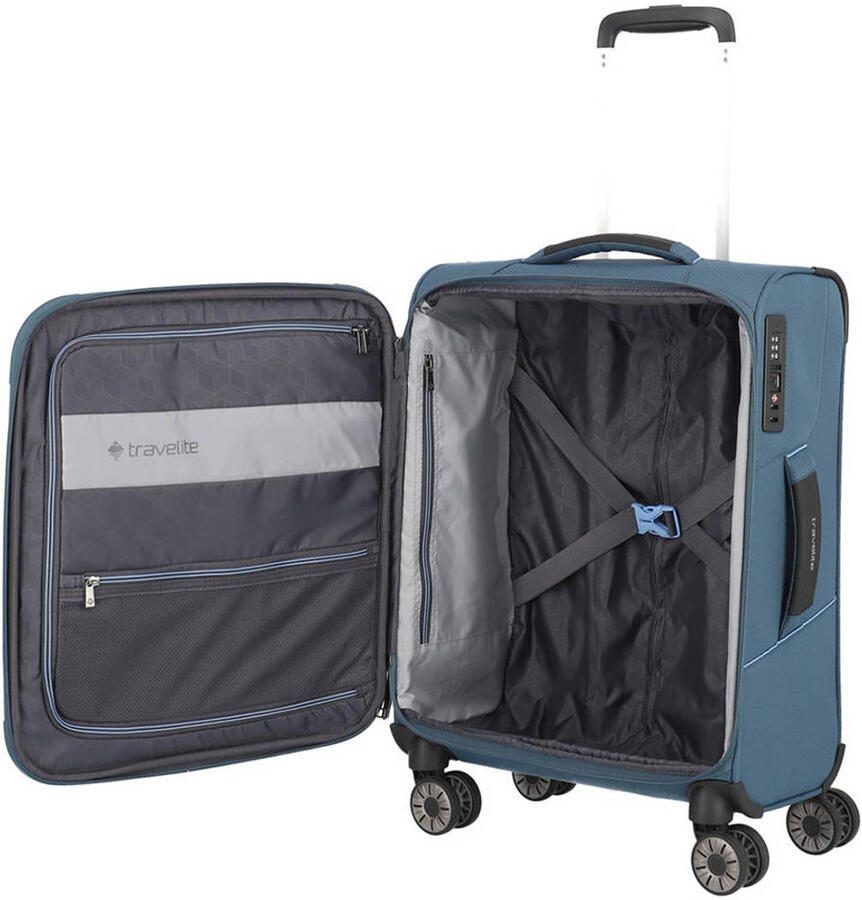 Travelite trolley Skaii 55 cm. blauw - Foto 2