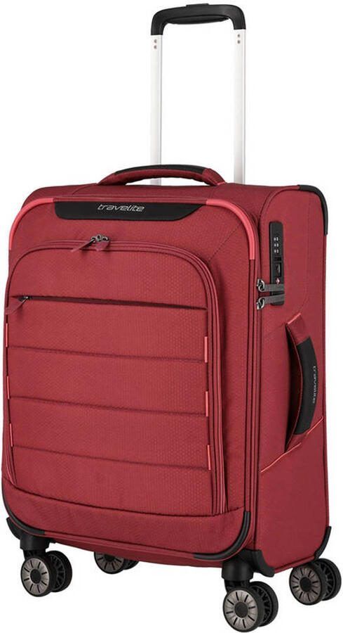 Travelite trolley Skaii 55 cm. rood