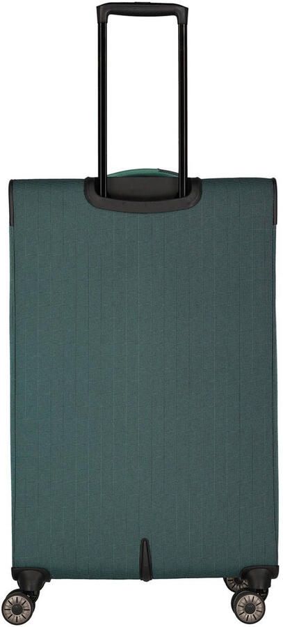 Travelite trolley Viia 77 cm. Expandable donkergroen