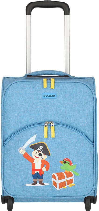 Travelite trolley Youngster 44 cm. lichtblauw