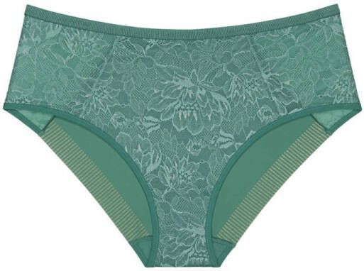 Triumph maxislip Amourette Charm Conscious zeegroen