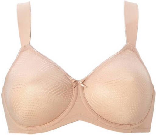 Triumph Minimizer-bh Essential Minimizer Glinsterend jacquardpatroon met beugel kleine satijnen strik